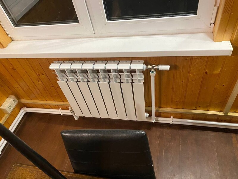 Отопление от газгольдера в Петушках под ключ - алюминиевые радиаторы